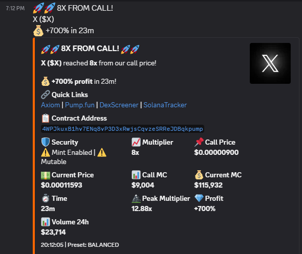 TrenchMobsters's tweet photo. $X

8X from call. Custom Call bot at it again.

4WPJkuxB1hv7ENq8vP3D3xRwjsCqvzeSRReJDBqkpump https://t.co/sP356SBi4w