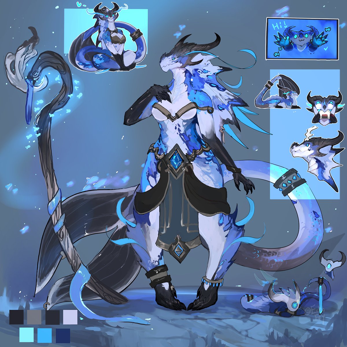 I have a new adopt up for a Koi Dragoness! ^^

- Bidding period will run for 3 days  

- Winner gets a clean version of the reference as well as rights to the character.  

- I reserve rights to be credited for character creation.

You can bid here! : ych.art/auction/222830