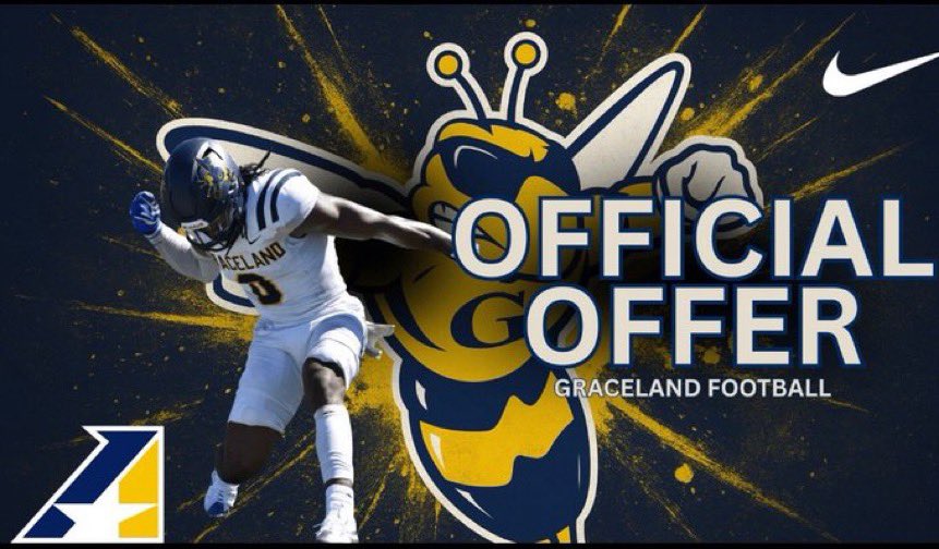 #AGTG After a conversation with <a href="/coachMeJelly/">COACH ALPHONSE</a> I’m blessed to receive another offer from Graceland University. <a href="/CoachSmith_PHS/">Kevin smith</a> <a href="/CoachCarswell/">Gregory Carswell 👐🏿👣</a> <a href="/CoachWCampbell/">Witt Campbell</a> <a href="/coach_Mahler/">Cody Mahler</a>  <a href="/RishawnScott/">COACH SCOTT</a>  <a href="/GracelandFB/">Graceland Football</a>