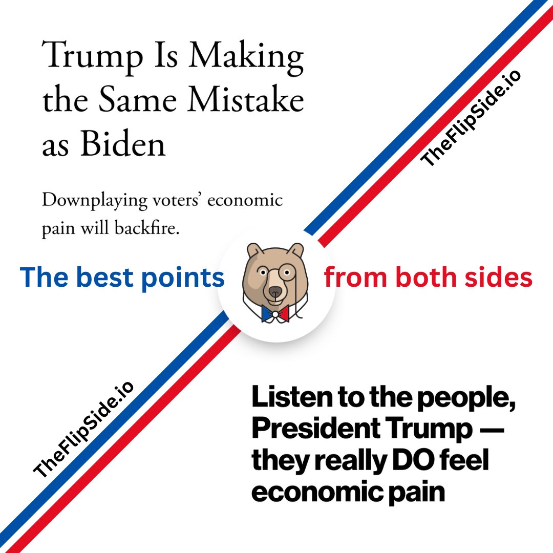 We're covering the issue of affordability tomorrow. Get the best points from both sides: theflipside.io