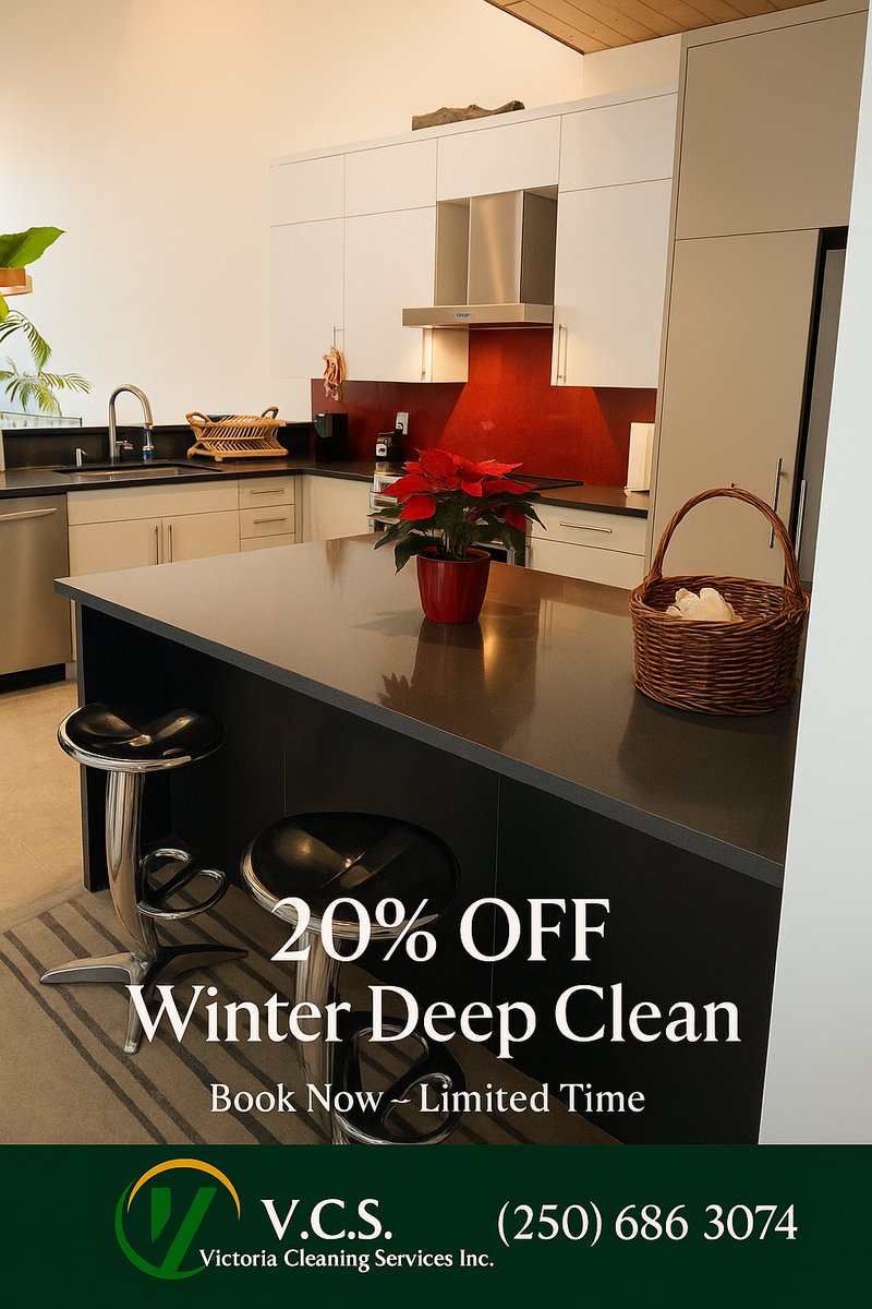 RealVCS's tweet image. ✨ Your home deserves a real deep clean.
🔥 20% OFF Winter Deep Clean — Limited time.
Fast. Detailed. Professional.
Serving Victoria &amp;amp; surrounding areas.

📞 (250) 686-3074
DM to book now.

#VictoriaBC #YYJ  #VictoriaHomes #CleaningService #DeepClean #HouseCleaning