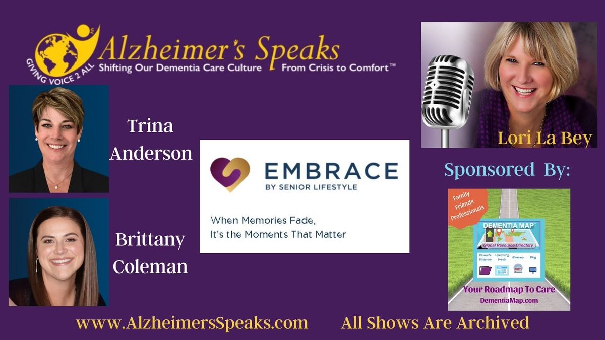 When Memories Fade, It's The Moments That Matter Learn about the new #EmbraceMemoryCare program with #SeniorLifestyle alzheimersspeaks.com/the-embrace-st… <a href="/AlzSpks/">Lori La Bey</a> <a href="/AlzSpksRadio/">AlzSpksRadio</a>