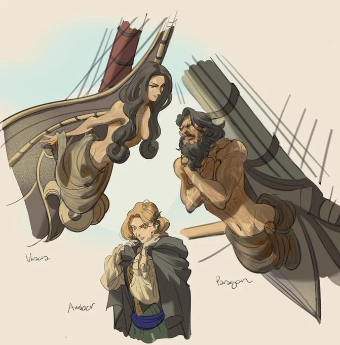 some characters from the liveship traders trilogy #Rote