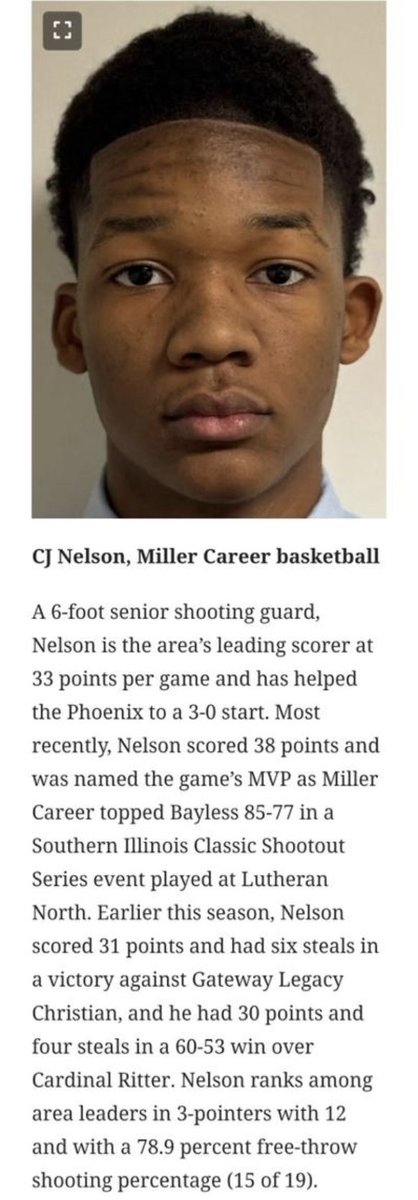 Thankful to be named athlete of weak.