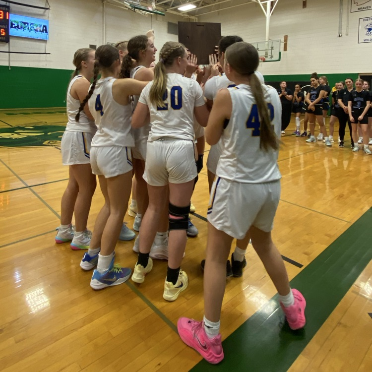 Sectional champs! Congratulations to 8th grade girls basketball on defeating Maroa 40-31 in Eureka Wednesday to win their IESA 8 3A Sectional. The girls will play Saturday at 1:00 in Germantown Hills in the IESA State tournament. GO VIKINGS!