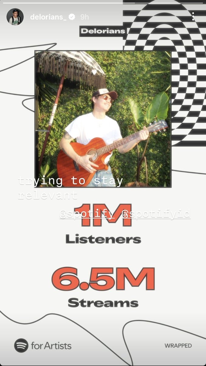 deloriansupdate's tweet photo. ⠀⠀⠀
ㅤ ㅤ
[251210] Delorians' Instagram Story update:

trying to stay relevant
@Spotify @SpotifyID

#DELORIANS #델로리안스
ㅤ ㅤ
⠀⠀⠀ https://t.co/ZZ39oS2kMh