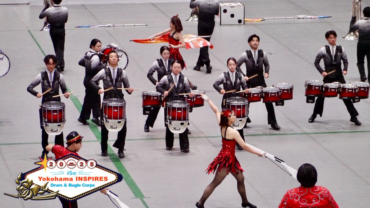 2025.12.7 sun
第53回マーチングバンド全国大会
“Viva Las Vegas!”

Photo by Yoko📷

2026シーズン、私達と共に、INSPIRESのShowを創り上げる新しい仲間を、全セクションにて募集します。

まずは一度、INSPIRESの練習見学にお越し下さい！
以下よりお申し込みください↓
inspires.org/joinus/fieldtr…