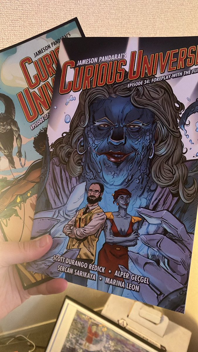 GecgelAlper's tweet photo. Comp day!!
The latest issue of JAMESON PANDARAIβS CURIOUS UNIVERSE is now available in print!
Written by Scott DURANGO Redick, colored by Sercan SarΔ±kaya and drawn by me.
#comic #γ³γγγ―DAYS #compday https://t.co/hL1CajwMOy