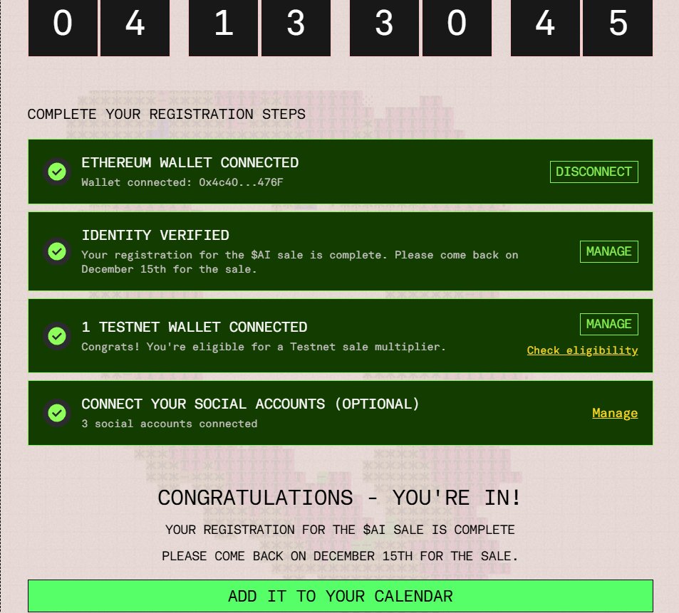Gensyn (<a href="/gensynai/">gensyn</a>) is officially gearing up for its ICO + TGE this January, and they’re launching on Sonar — the same platform that sent MegaEth to the moon.

This is MASSIVE. 🌕🔥
Here’s the quick breakdown 👇

• 📅 TGE late Jan, token claims in Feb
• 🏆 English auction format