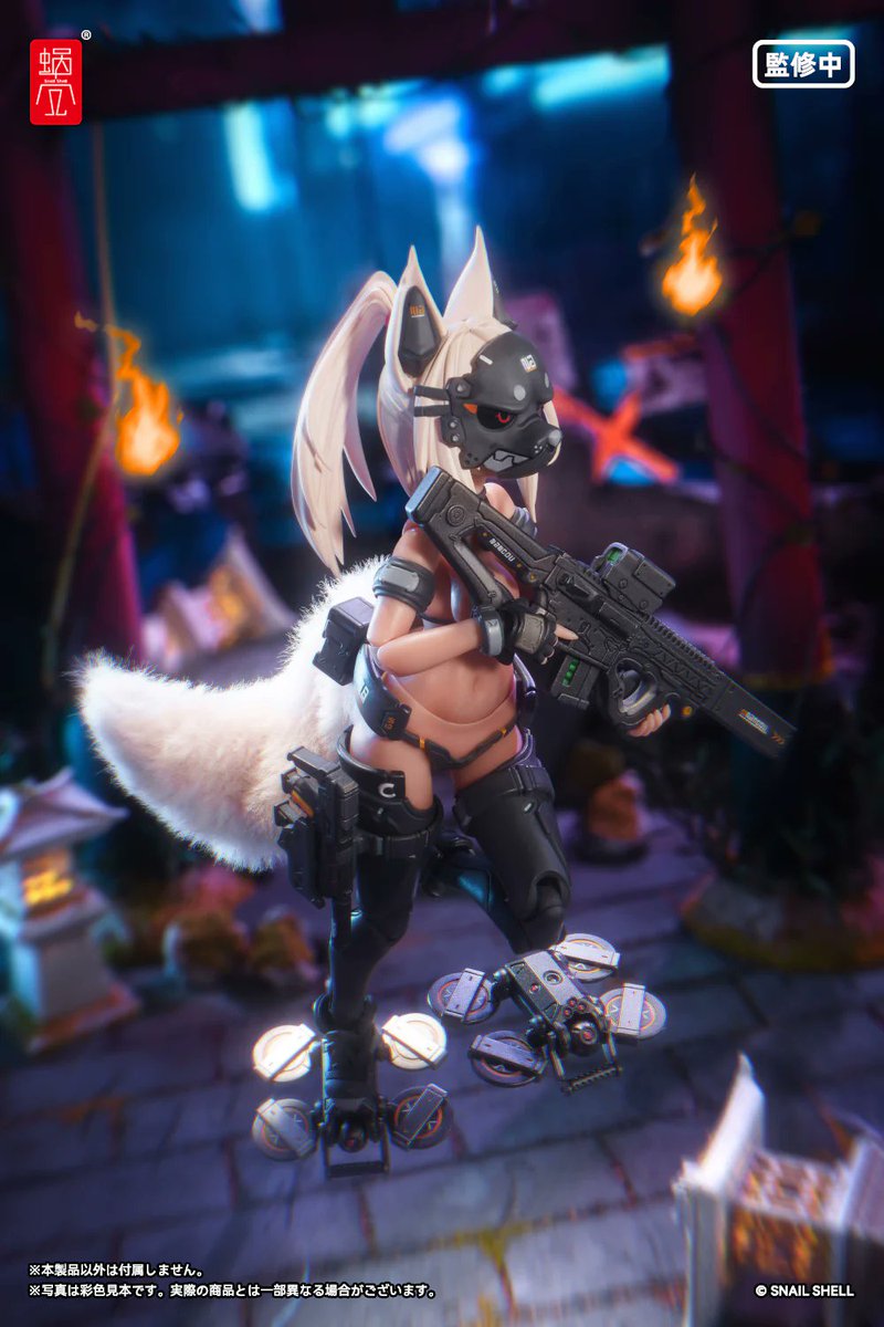 蝸之殼Snail Shell】RA-04 狐火戦姫 穂乃火 水着Ver. 完成品アクション