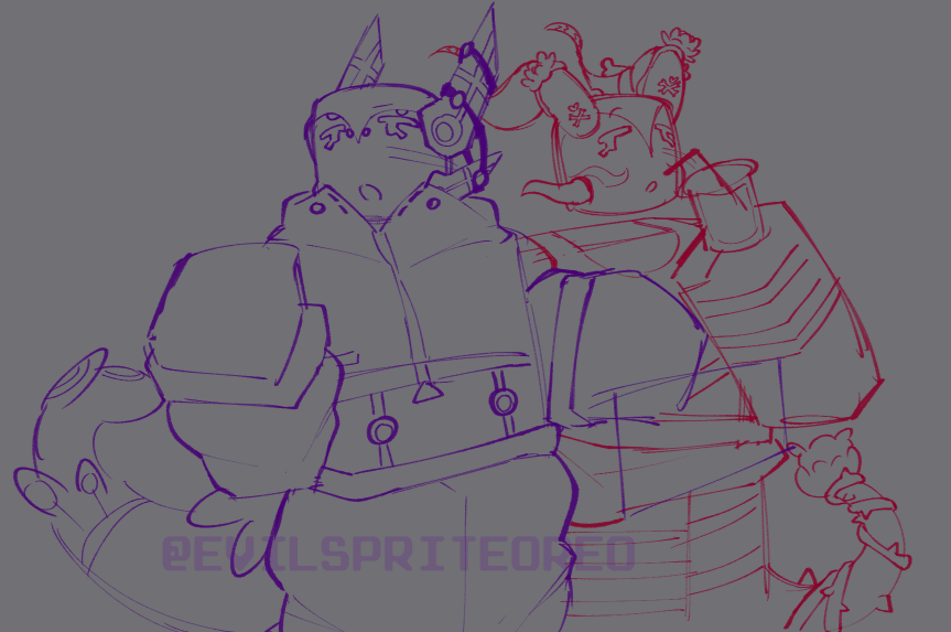 evilspriteoreo's tweet photo. me and my girlfriends phightingsona- WHAT THE FUCK IS THAT 

#phightingoc #phightingart https://t.co/TgP2hmbcx5