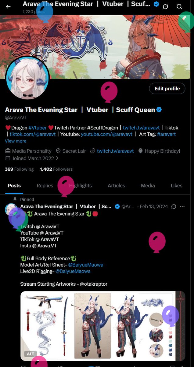 AravaVT's tweet photo. Tis BALOON DAY!! And I am back from vacation!! https://t.co/9NMwoYvvoX