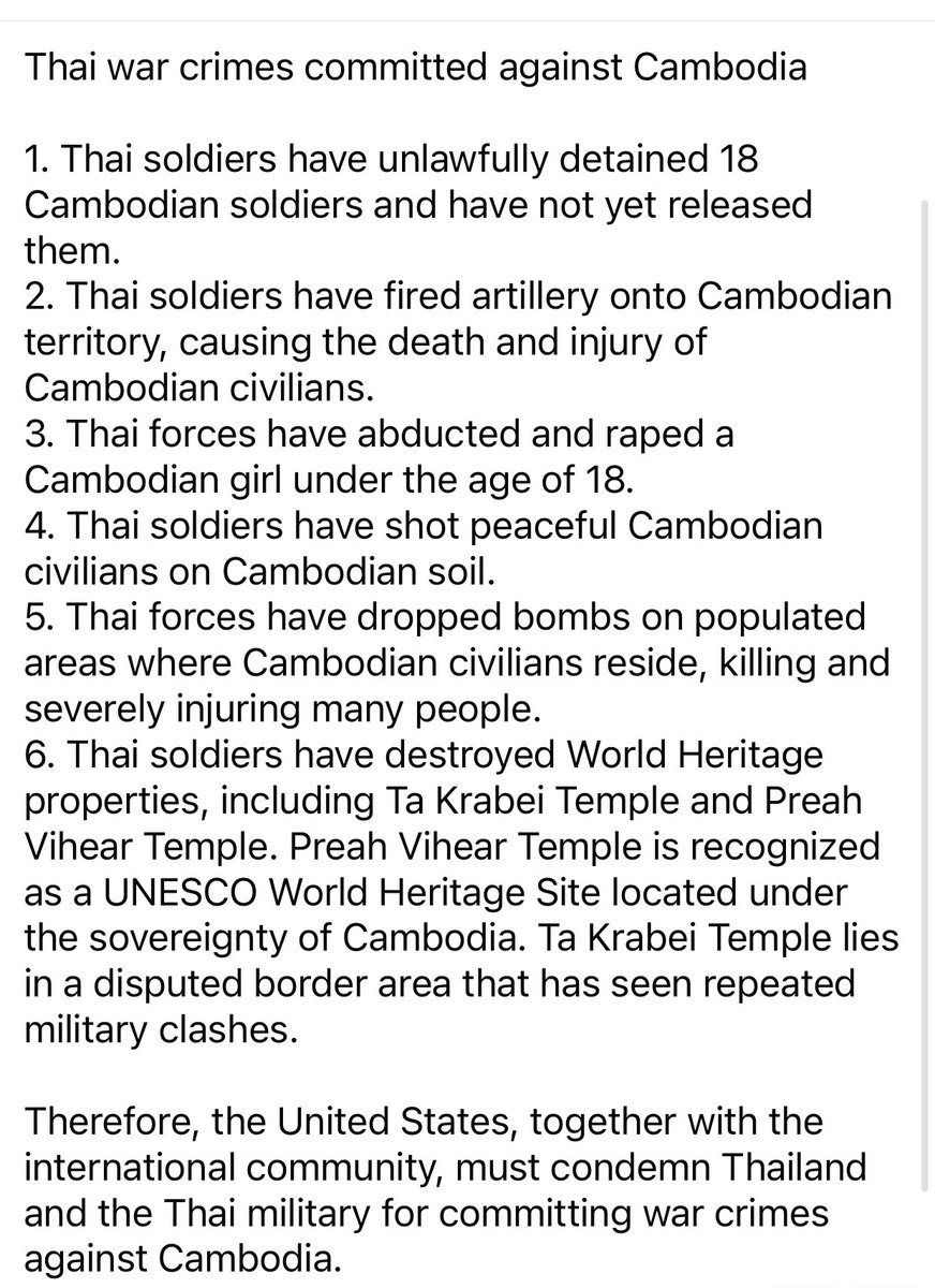 Jamanismine's tweet photo. Thai war crimes committed against Cambodia
#CambodiaNeedPeace 
#ThailandStartedTheWar 
#JusticeForCambodia https://t.co/mknFGqt9GO