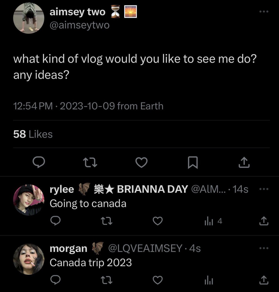 my phone for some reason gave me photos i deleted 2 years ago so here’s a throwback Where me and morgan synced brains