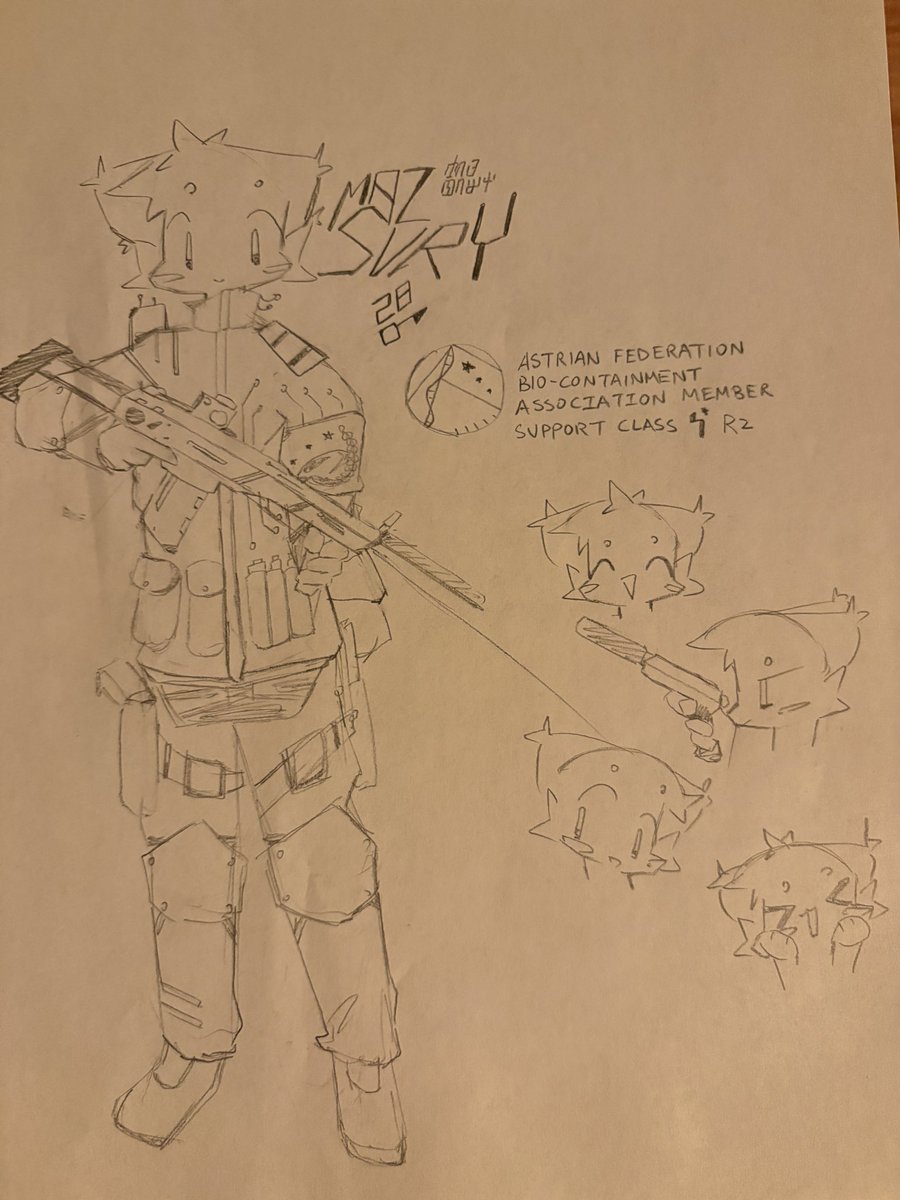 Maz but like he had a gun and was super cool and shi