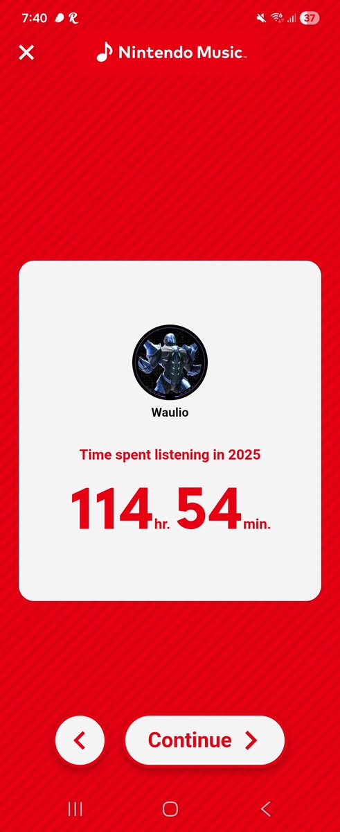 Waulio_'s tweet photo. Soy de esos 10 usuarios que se la pasó mas tiempo escuchando  #Nintendomusic que en las otras apps de música. La funcionalidad de poder extender a 30min una canción fue un game changer, sobe todo al estar haciendo ejercicio y evitar andar cambiando canciones cada 3 min. https://t.co/OtVZ6wnYS3