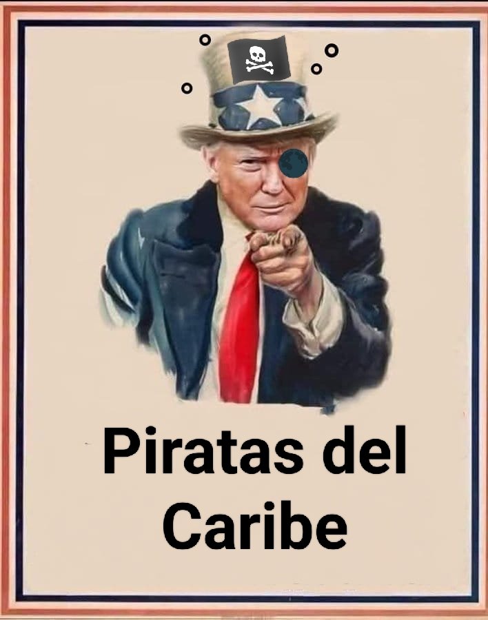 Lo que faltaba!

Roban, invaden, terroristas, saqueadores, genocidas, (...) ahora son PIRATAS 🏴‍☠️