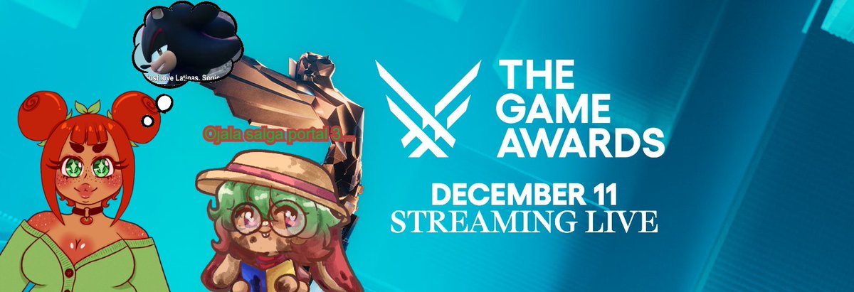 Tomejo_VT's tweet photo. Mañana son los fokin Game Awards, y vamos a verlos con la misma decepción de siempre, pero ahora junto a @Tomako_VT 
(Y quizá Blomi y Wind pero no confirmado-)
Espero verlos a las 9:30PM 🇨🇱💚 https://t.co/XzPQ7Y1rCE