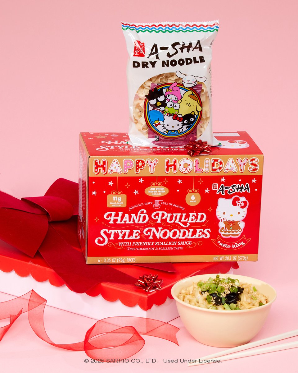 アメリカの小売店 Targetで販売中のキティちゃん手延べ麺風拉麺