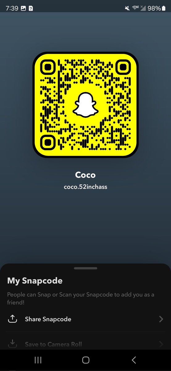 Add me on Snapchat! Username: coco.52inchass snapchat.com/add/coco.52inc…