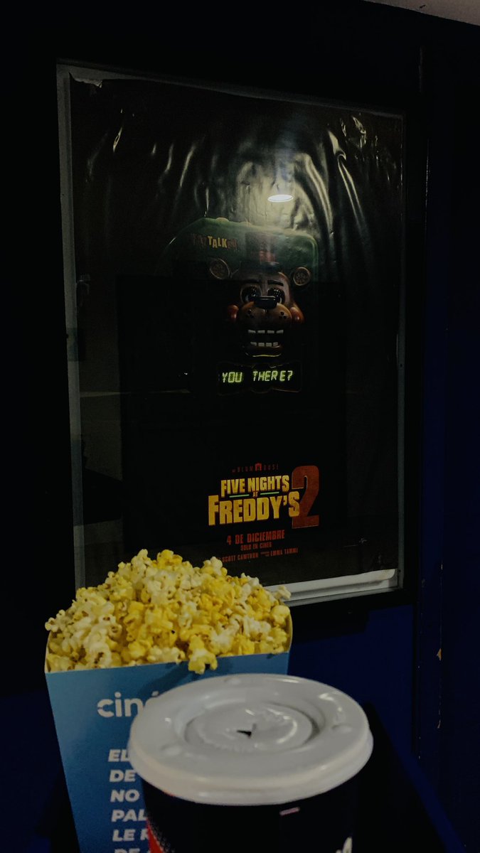 Watching #FNAF2Movie 🎞️ 🍿