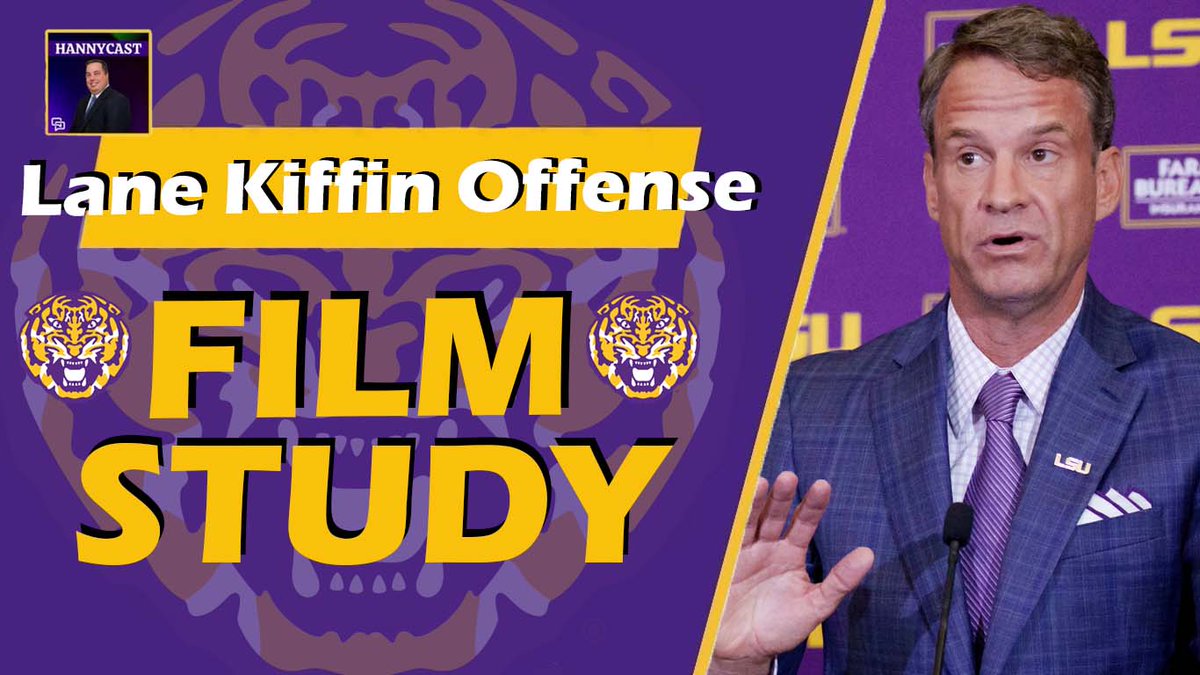 1045espn's tweet photo. 🚨NEW EPISODE🚨

In Part 2 of the latest Hannycast, @C_Hanagriff and @Rdickson18 break down Lane Kiffin's Offensive Genius and explain how he can return #LSU back to ELITE status

🍎: https://t.co/RvuIb4pq9B
🎧: https://t.co/UYRKxCKTm2
📺: https://t.co/LsA26xyLDL https://t.co/oM7O3pjAeb