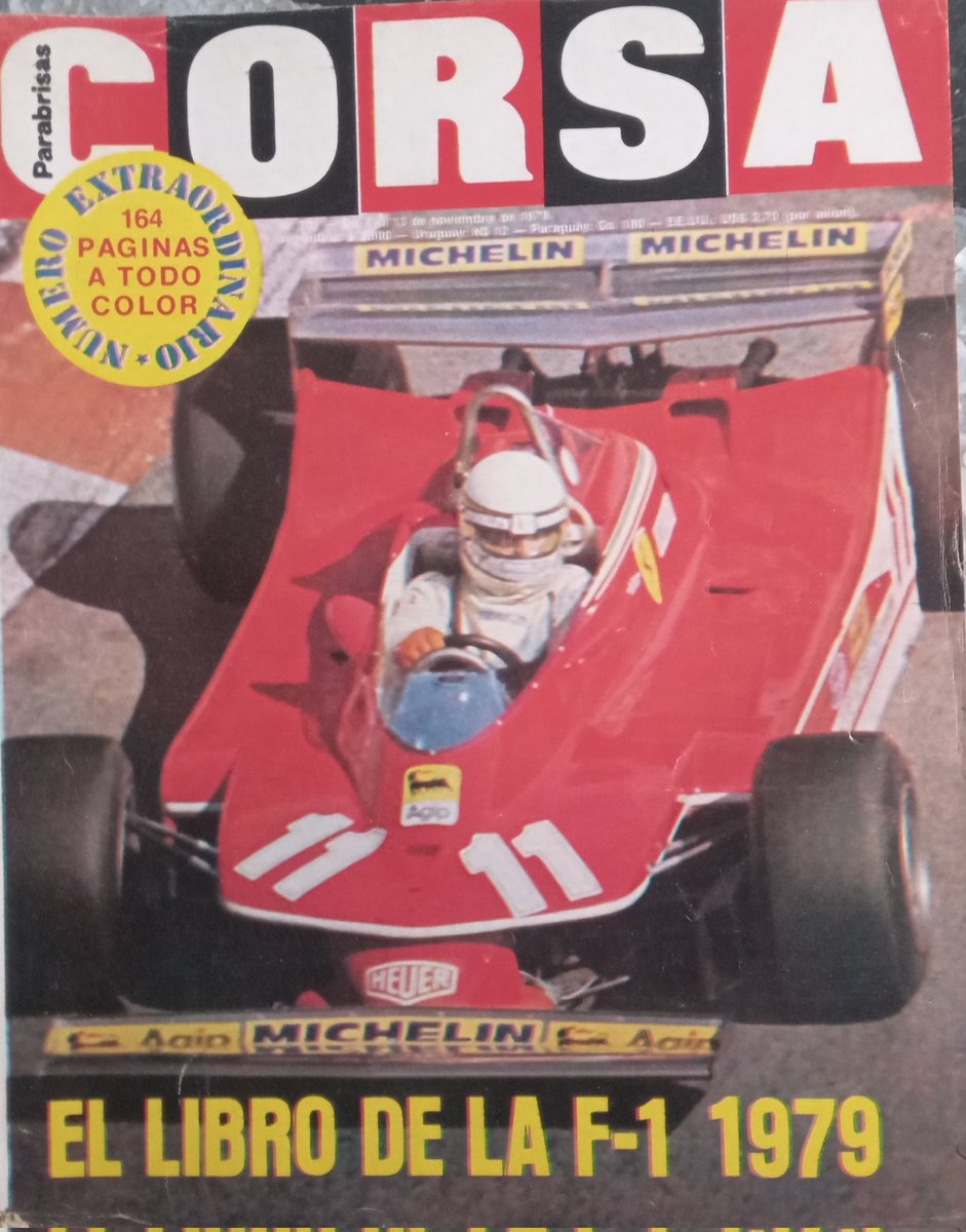 Maisonna's tweet photo. #VamosLole amaba la F1 de fines de los 70, principios de los 80. Con el retiro de Lole y el fallecimiento de Villeneuve algo se rompió en mi.
Para que tengan magnitud el clima que se vivió en Argentina el 17/10/1981 era de final de mundial
CHRISTIAN DE PASO DEL REY https://t.co/VUbdY6eCDj