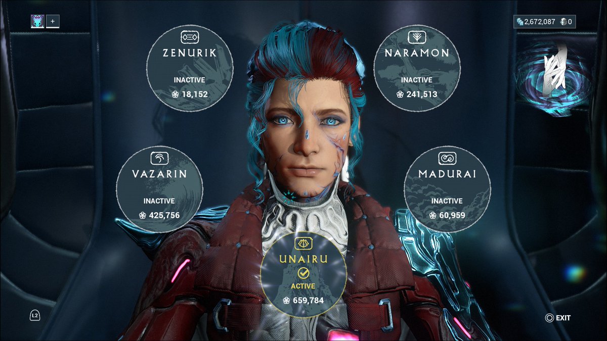 Scarlet_Wyrm's tweet photo. @mintsoir My Operator and Drifter before and after. https://t.co/Yyht3fhqMd