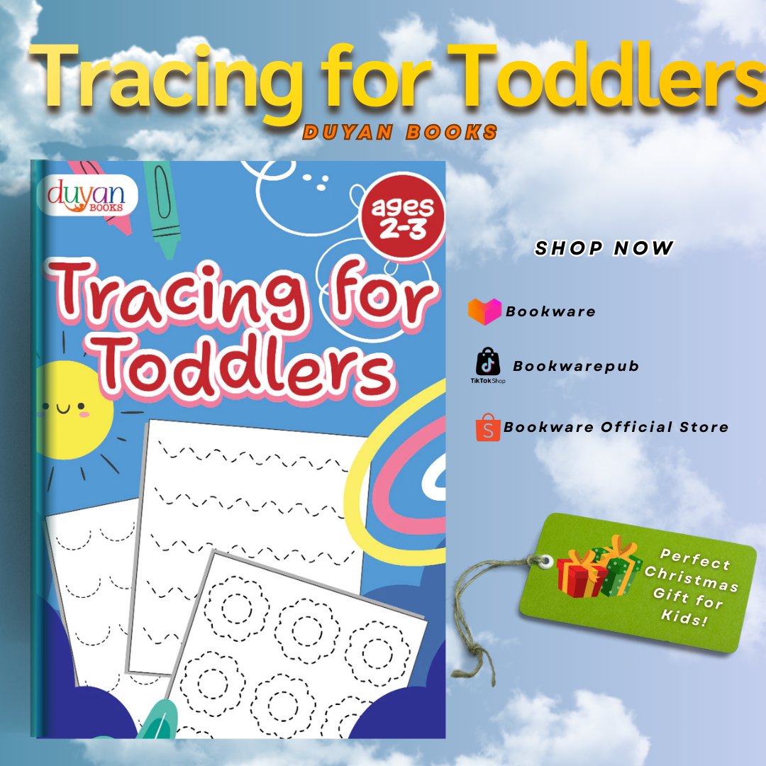 Learning made fun! Our Tracing for Toddlers helps little hands practice letters, shapes, and lines—one squiggle at a time. Perfect for early learners! 💛👶

Available at:
~ lazada.com.ph/shop/bookware
~ shopee.ph/bookware
~Tiktok shop : @ bookware

#BookwareChristmasGiftIdeas