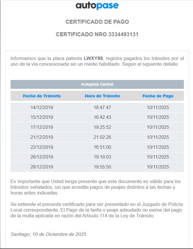 emilioescobar's tweet image. Lo bajé en la mañana y la prueba de eso es el número de certificado