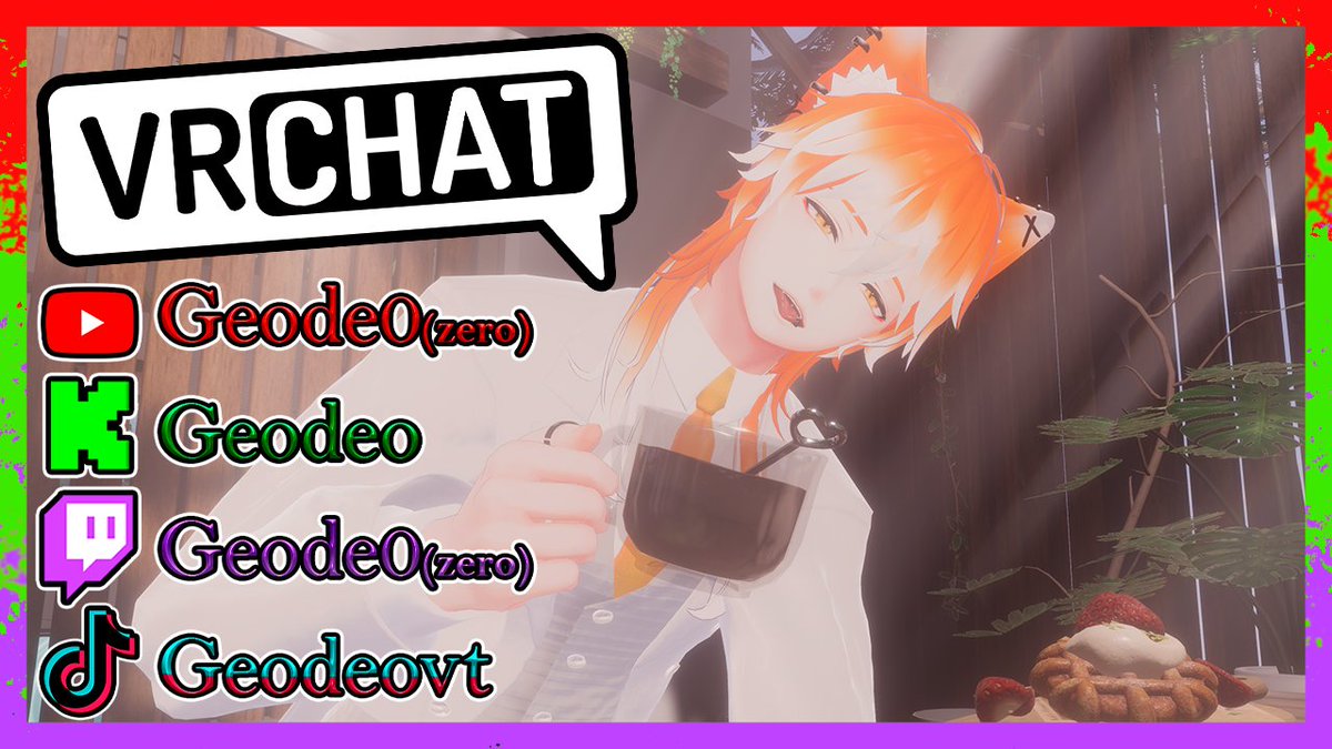 GeodeoVT's tweet image. Livezinha hoje papeando no vrchat em muitas redes!