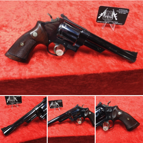 GunBroker's tweet image. 🔥 1958 S&amp;amp;W “The .44 Magnum” — Pre-Model 29 with Original Coke Grips -
🔗 See it here: bit.ly/3MrutYI
This is the classic powerhouse that defined an entire era made iconic long before Dirty Harry ever said the line. 

#SmithAndWesson  #44Magnum #DirtyHarryGun