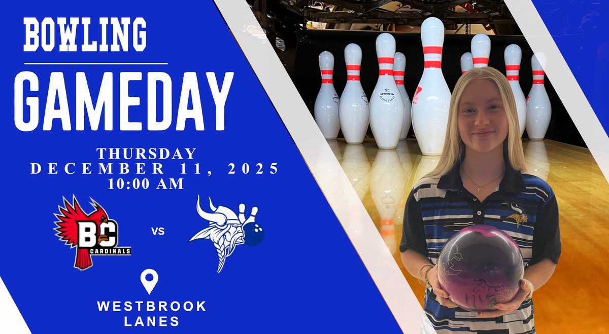 LakeviewBowling's tweet photo. Lakeview Bowling GameDay! 10am match vs Boone Central down at Westbrook Lanes! #lakeviewvikes https://t.co/ok7Zh5ASYk