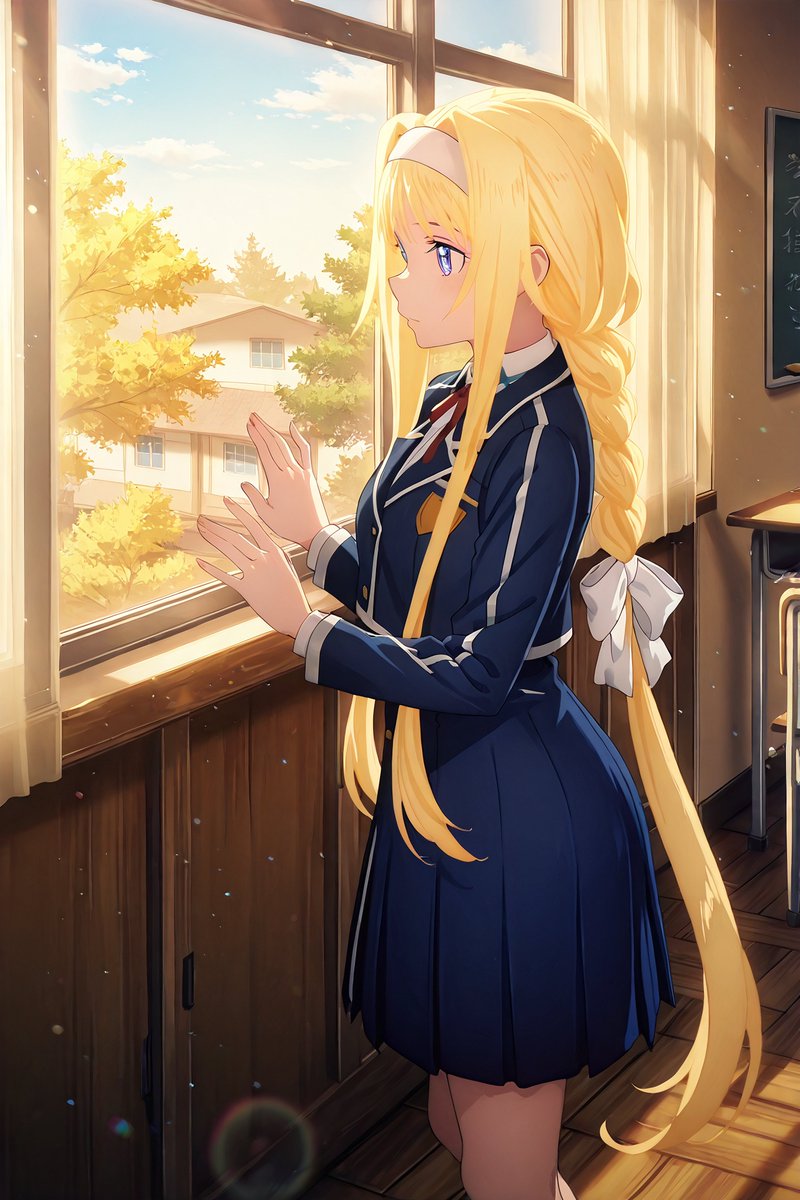 zekyure's tweet photo. A quiet pause as she tries to understand this strange, real world 🌤️💭
#アリス・シンセシス・サーティ / #AliceSynthesisThirty / #AliceZuberg
#SwordArtOnline
#AIイラスト #AIart #AIillustration https://t.co/zqYOn80fLh