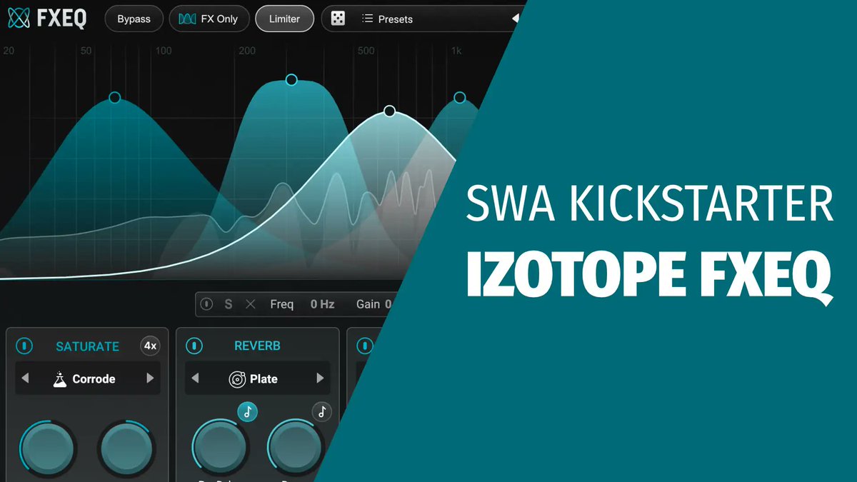 swaudio's tweet photo. iZotope FXEQ isn’t just an EQ — it’s a whole sound-shaping playground.  Layer effects… shape frequencies… build textures you can’t get anywhere else.

Our new tutorial shows you how. 🎚️🔥

https://t.co/fCIYYDJbf4 https://t.co/8KNwlSmhWU