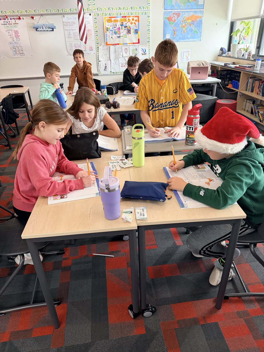 HaileyHartford's tweet photo. The best days in math class are when the students teach! #centralcards #sd113a https://t.co/1M5cPkc4RF