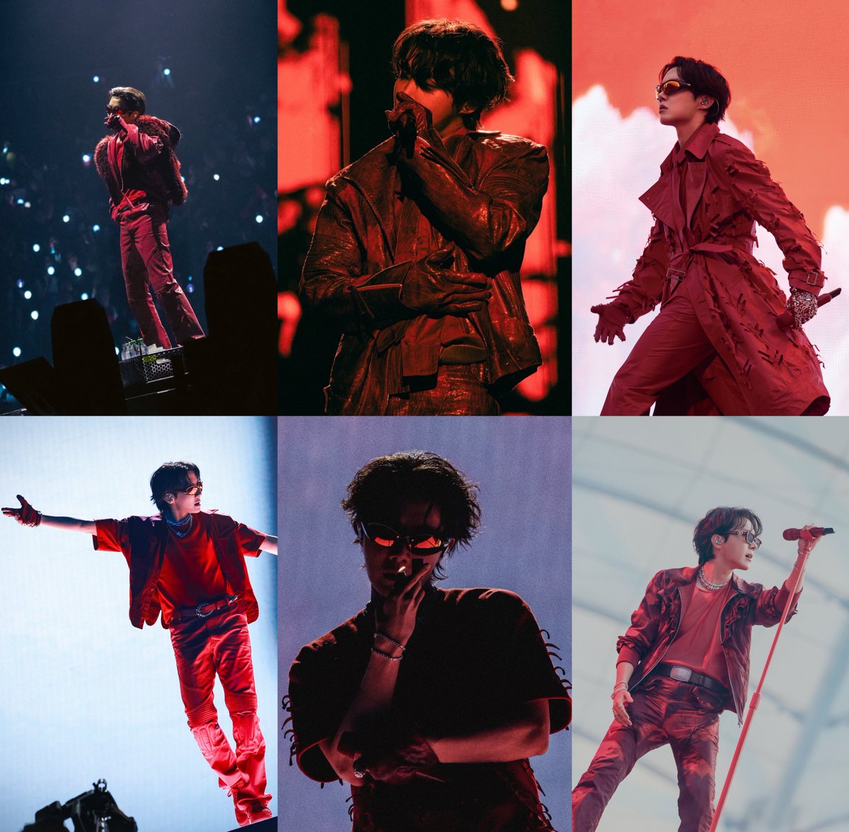 atelierjhoseok's tweet photo. j-hope's iconic custom red JUNTAE KIM outfits that opened his RECORD BREAKING sold out #HOPE_ON_THE_STAGE_TOUR
#jhope #jhopefashion #FavoriteTourStyle https://t.co/CCILK9k3sF