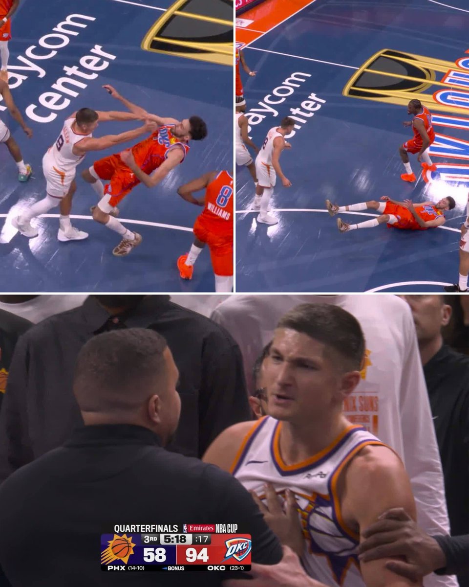 Grayson Allen EJECTED with a Flagrant 2 after shoving Chet mid-play 😳