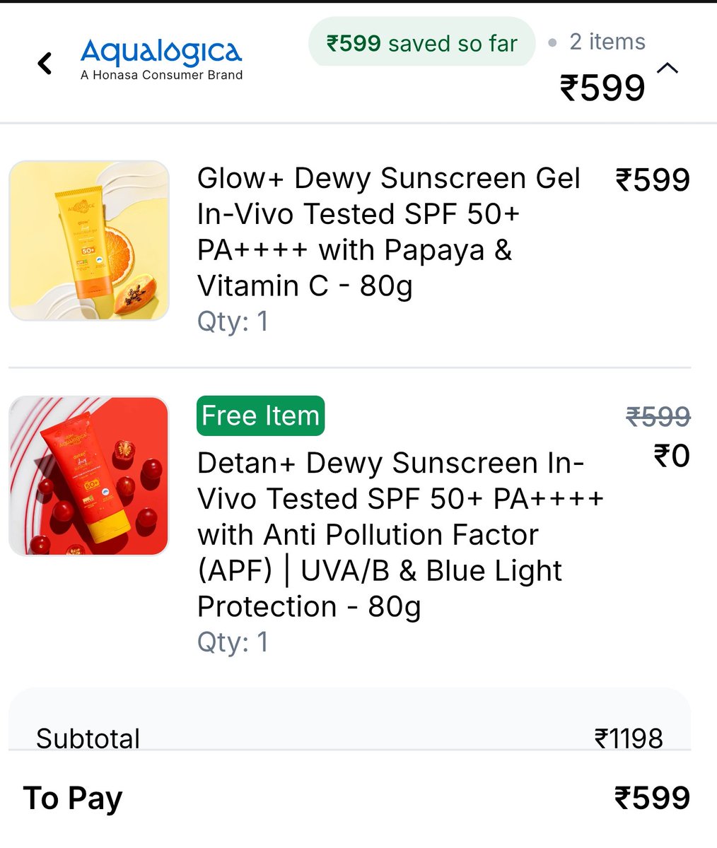 ProfessorCardz's tweet image. ⛳ Golfing tans you on the exposed parts so I have started using SPF50+

🔥Aqualogica is having a B1G1 sale on all its products but check the SPF50+ products. 

✅Use code GLOW to get the discount. No limits

👉bitli.in/T0ne0FS

#SPF #GOLF