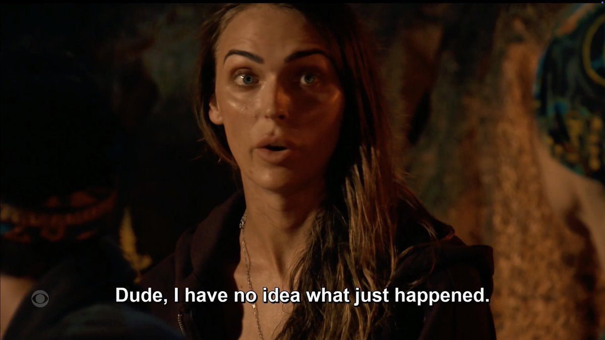 I am…flabbergasted. They had the trio dead to rights. They won the advantage war and would have had the numbers at F5 and the only person left who has beaten Savannah at an individual challenge. I can’t wait to hear how Sage &amp; Kristina explain this…#Survivor #Survivor49
