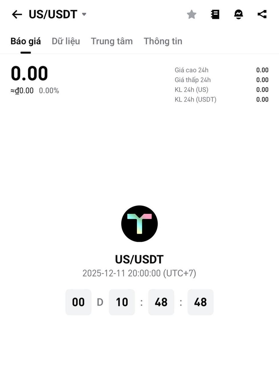 bitgetvietnam's tweet photo. ⚡️ Đoán giá Talus $US đóng nến 1H 21:00 11/12/2025 + UID 😎

⏰ Kết thúc: 19:55 11/12/2025

✅ Follow X @bitgetvietnam 
✅ Retweet kèm hashtag #GuessPriceOnBitget + tag 3 người bạn

👑 20 winners, 5$/người