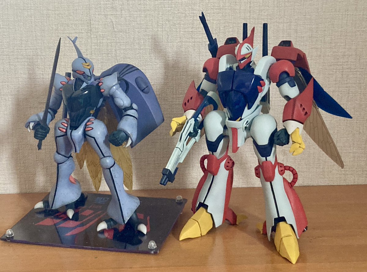 1/35のMGダンバインと並べてみました。 なかなか良い身長差(°▽°) #R3
