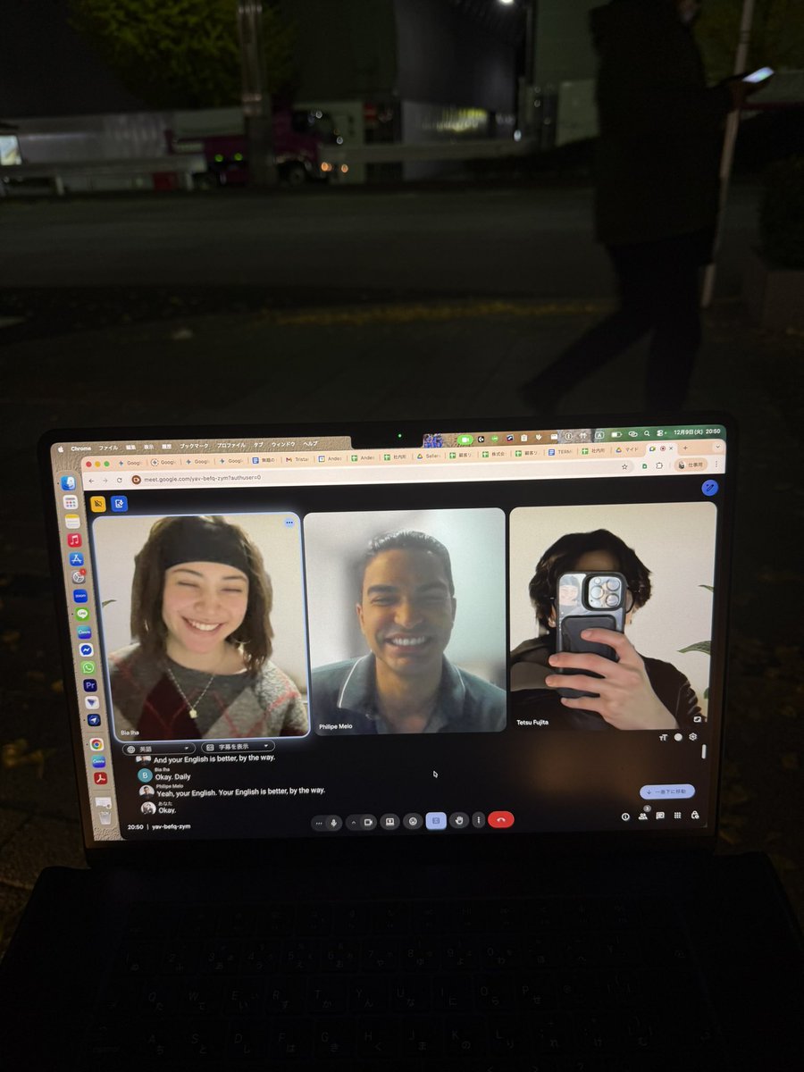 既存株主との会議を終え、15分後に外でブラジルのCOOに会社のこれからの方針と足元のKPIを共有

僕は眠りに入り、同時にブラジル側は動き出す

これこそ時差を生かした24時間体制！