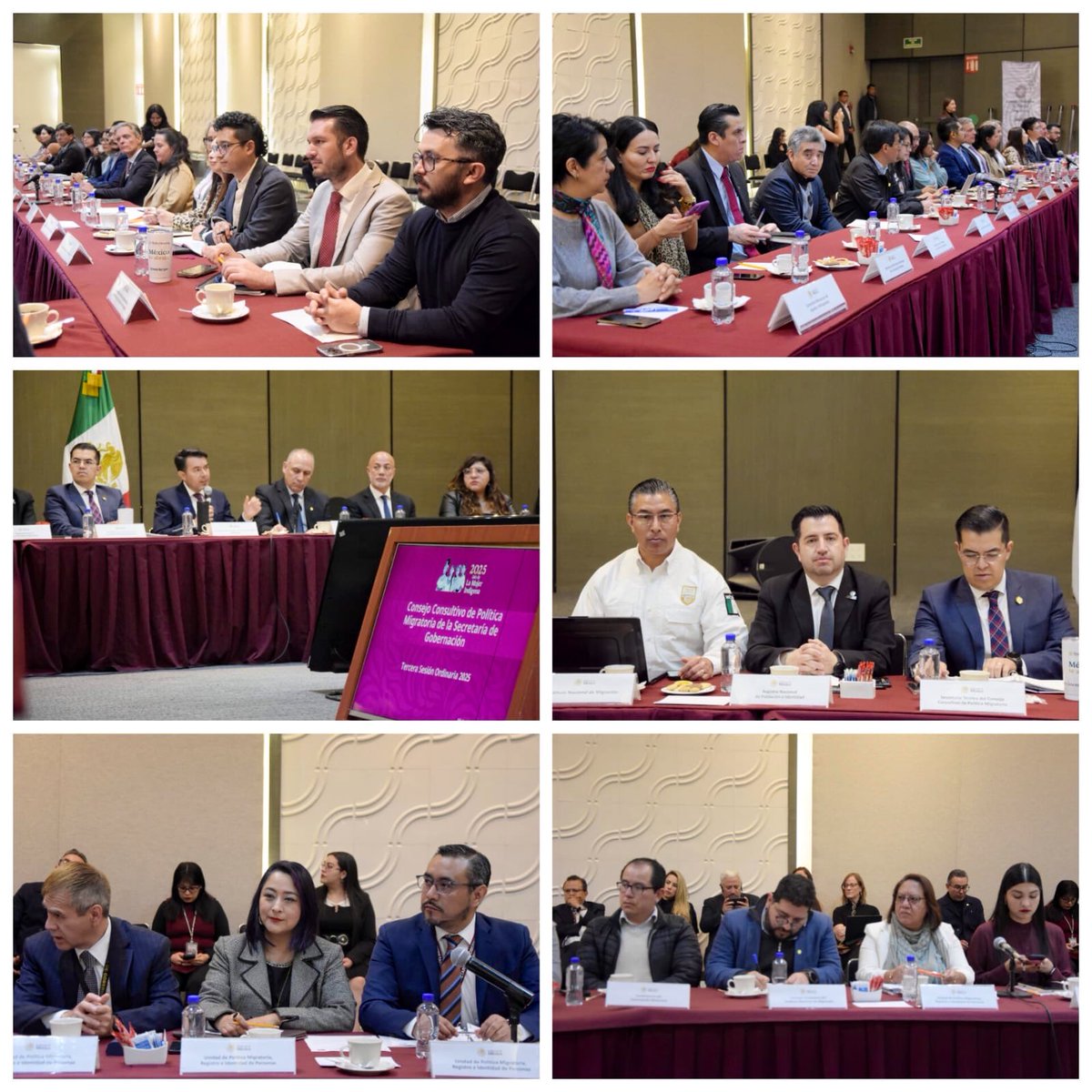 Hoy, en representación d ela Secretaria de <a href="/SEGOB_mx/">Gobernación</a>  licenciada <a href="/rosaicela_/">Rosa Icela Rodríguez Velázquez</a>  y junto al titular de la #UPMRIP de la <a href="/SEGOB_mx/">Gobernación</a>, <a href="/CarlosVaz89/">Carlos Vázquez</a>, llevamos a cabo la Tercera Sesión Ordinaria del Consejo Consultivo de Política Migratoria.

Este espacio permite fortalecer la política