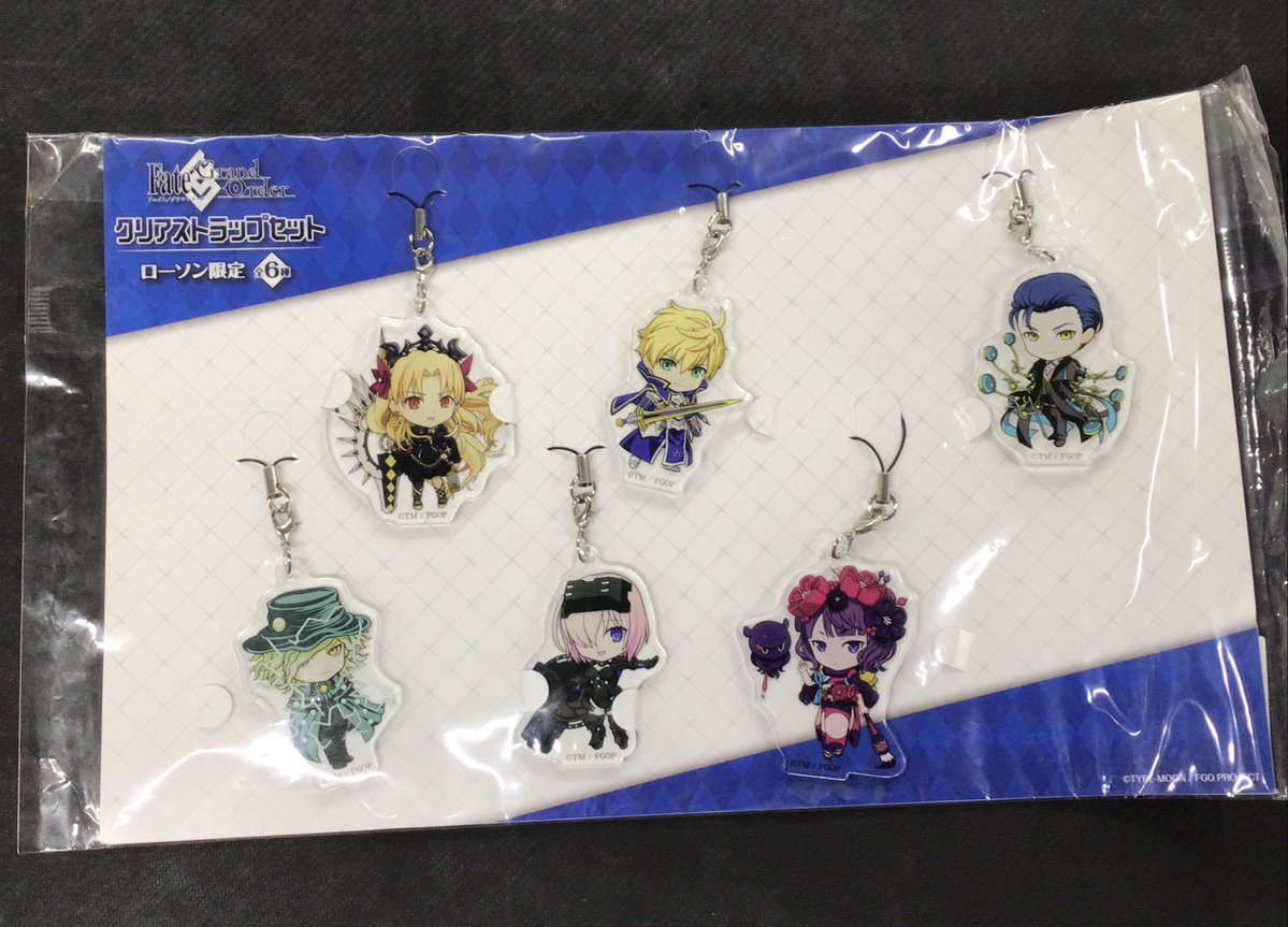 入荷情報】 ｻｰｳﾞｧﾝﾄ ﾐﾆｸﾘｱｽﾄﾗｯﾌﾟ6個ｾｯﾄ ｢Fate/Grand Order｣ 1F FGO