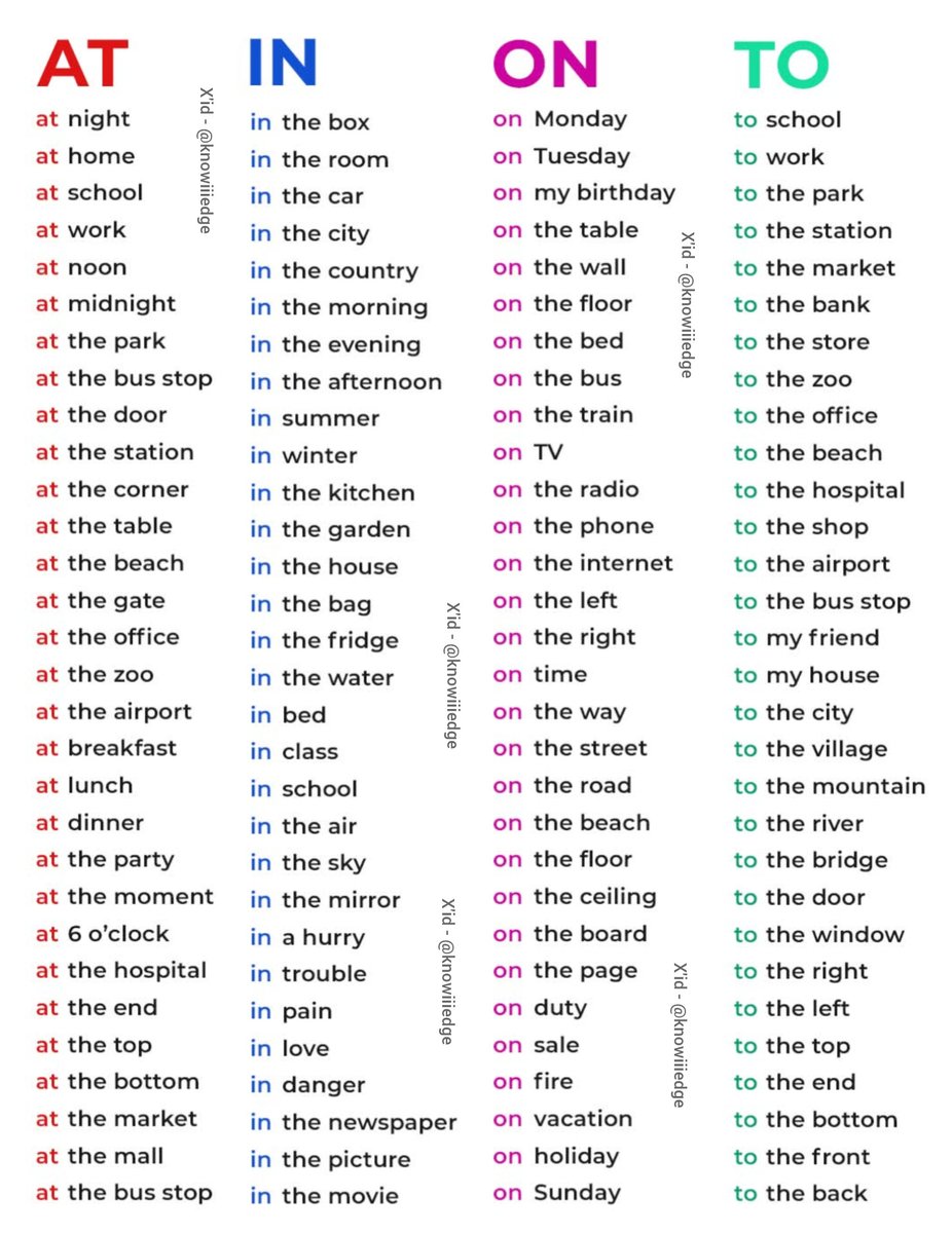 Preposition
