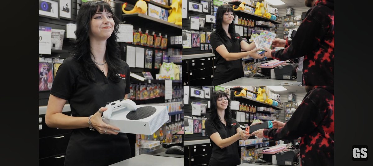 GameStop knows exactly what they're doing bringing the Best Buy girl back