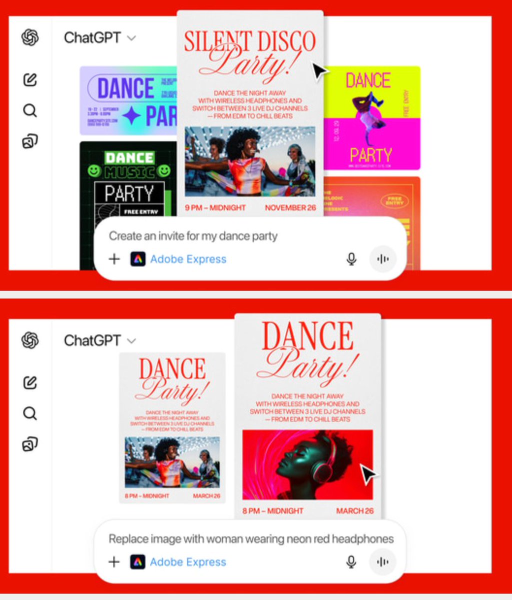 プロフェッショナルなテンプレートからテキスト、画像、デザイン要素を選択して変更し、完全な画像とコピーを作成できます。