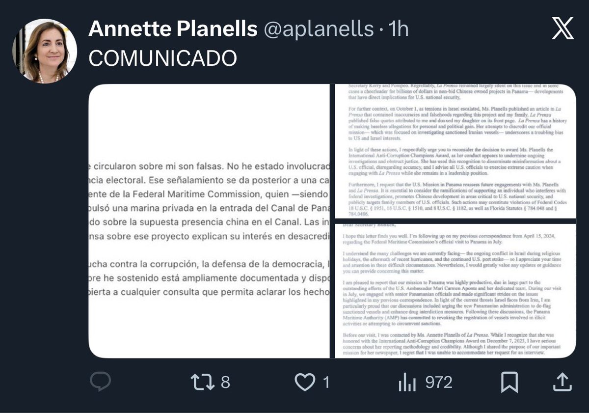 asambleadecent's tweet photo. Es lamentable que una persona que a los 4 vientos se vendía como transparente y correcta, en su comunicado no permita hacer comentarios y que quiera desviar la atención. Que tiene que decir de su participación en las extorsiones ?  @aplanells @EsKarismaconK @prensacom https://t.co/pjmuMlA3NT