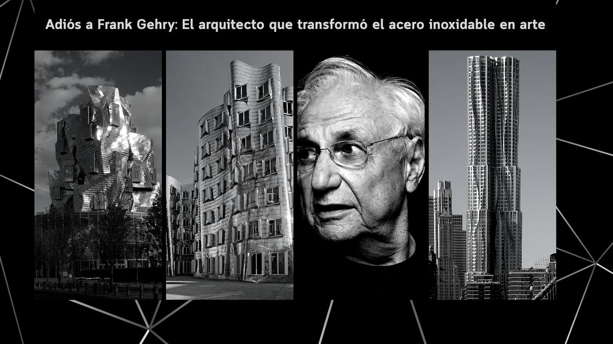 En IMINOX recordamos con profundo respeto y admiración a Frank Gehry, un gigante de la arquitectura contemporánea que partió a los 96 años. iminox.org.mx/adios-a-frank-… #inoxidable #Stainless  #stainlesssteel #Arquitectura